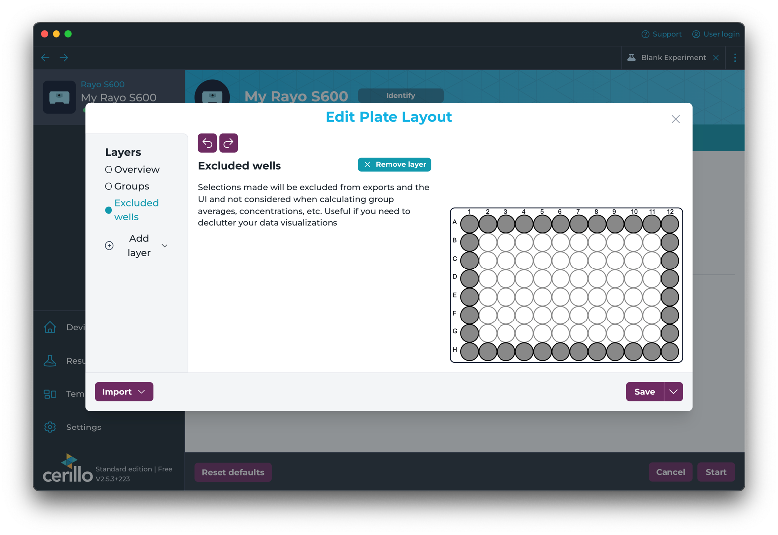 Excluded Wells Layer